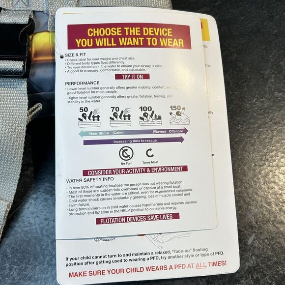 Swimways DC Batman Child Life Jacket Swimming Vest 33-55 lbs - Picture 10 of 10